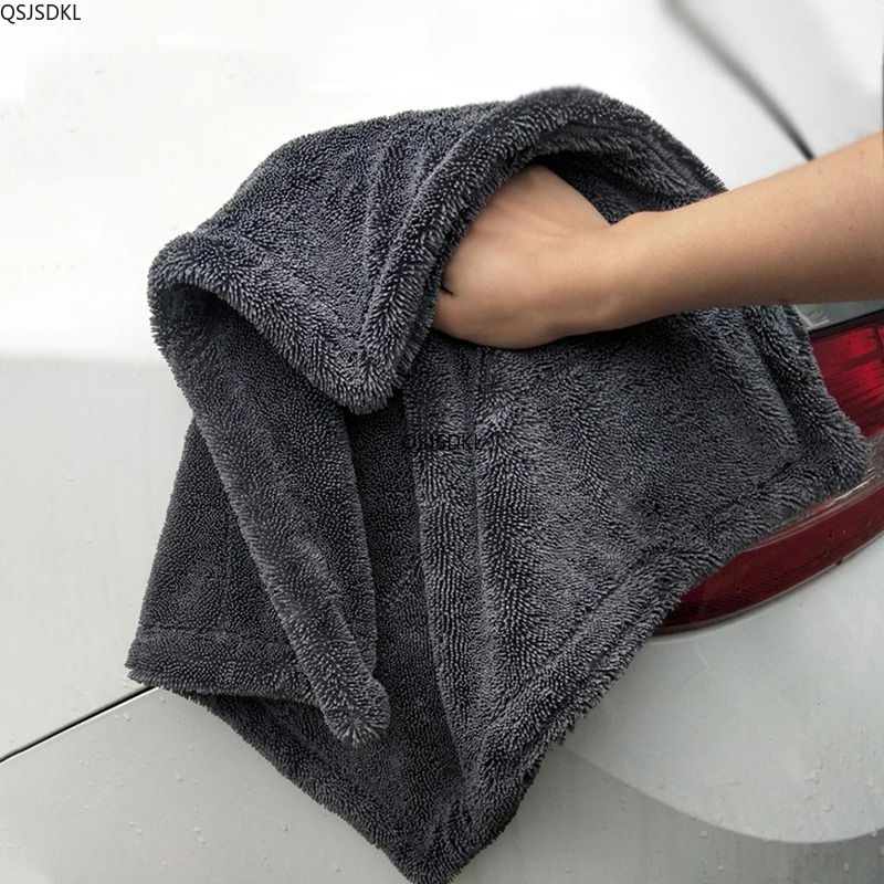 Microfiber Car Drying Towel Super Absorbent - 1200GSM/600GSM ستوكات تنظيف السيارات منشفة على