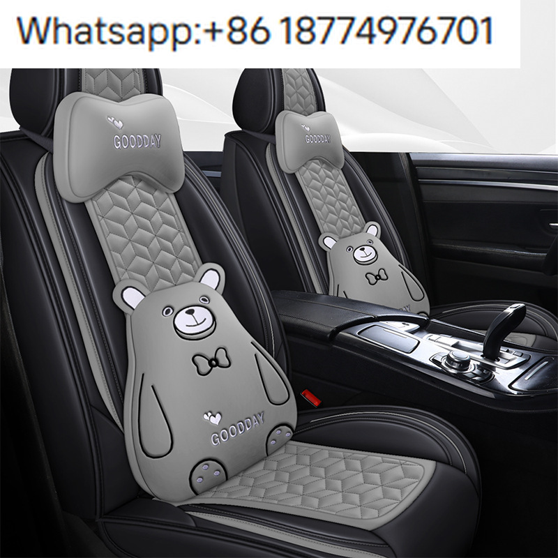 Leather Car Seat Covers Full Set Universal - أغطية مقاعد سيارات فاخرة جديدة لعام