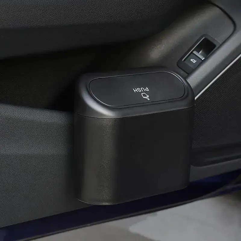 Waterproof Car Trash Can With Lid - سلة مهملات صغيرة للسيارة مع غطاء