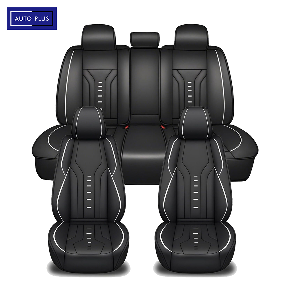 Leather Car Seat Covers Full Set Universal - أغطية مقاعد السيارة الجلدية الفاخرة العالمية