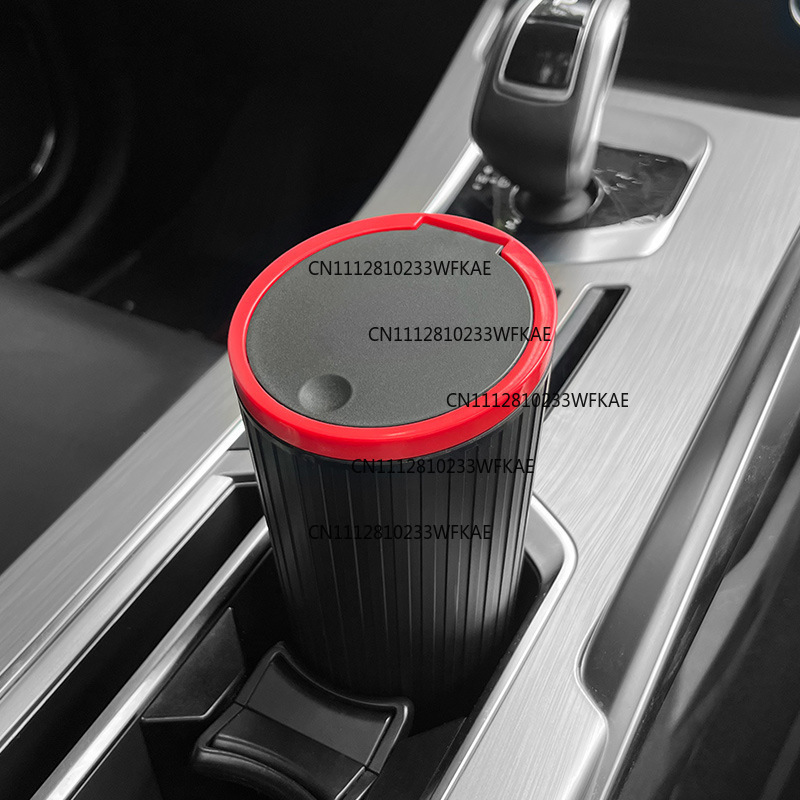 Waterproof Car Trash Can With Lid - سلة مهملات للسيارة، حاوية تخزين متعددة