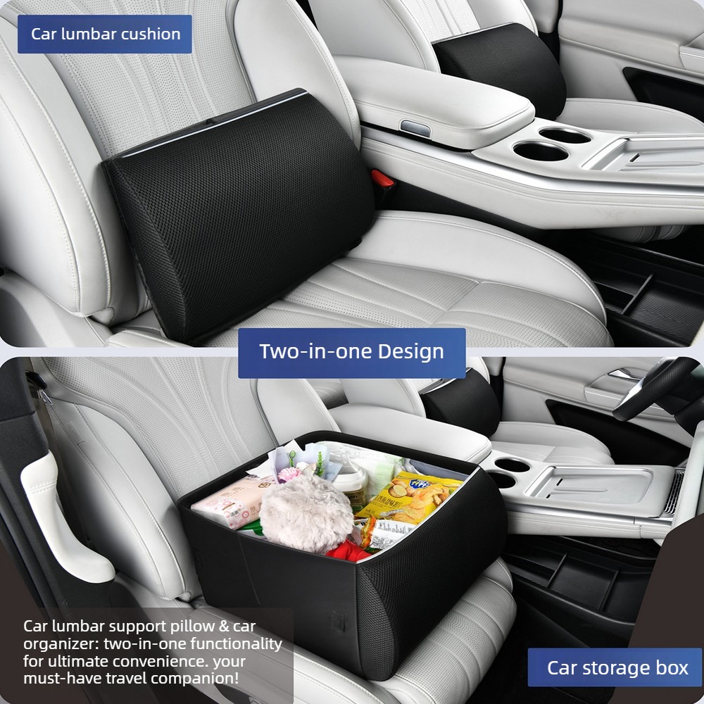 Car Trunk Organizer Foldable Storage Box - صندوق تخزين متعدد الوظائف 2 في
