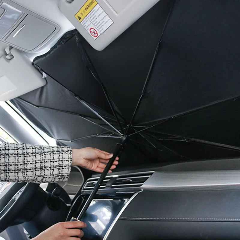 Car Sunshade Windshield Umbrella Foldable - مظلة شمسية قابلة للطي للزجاج الأمامي