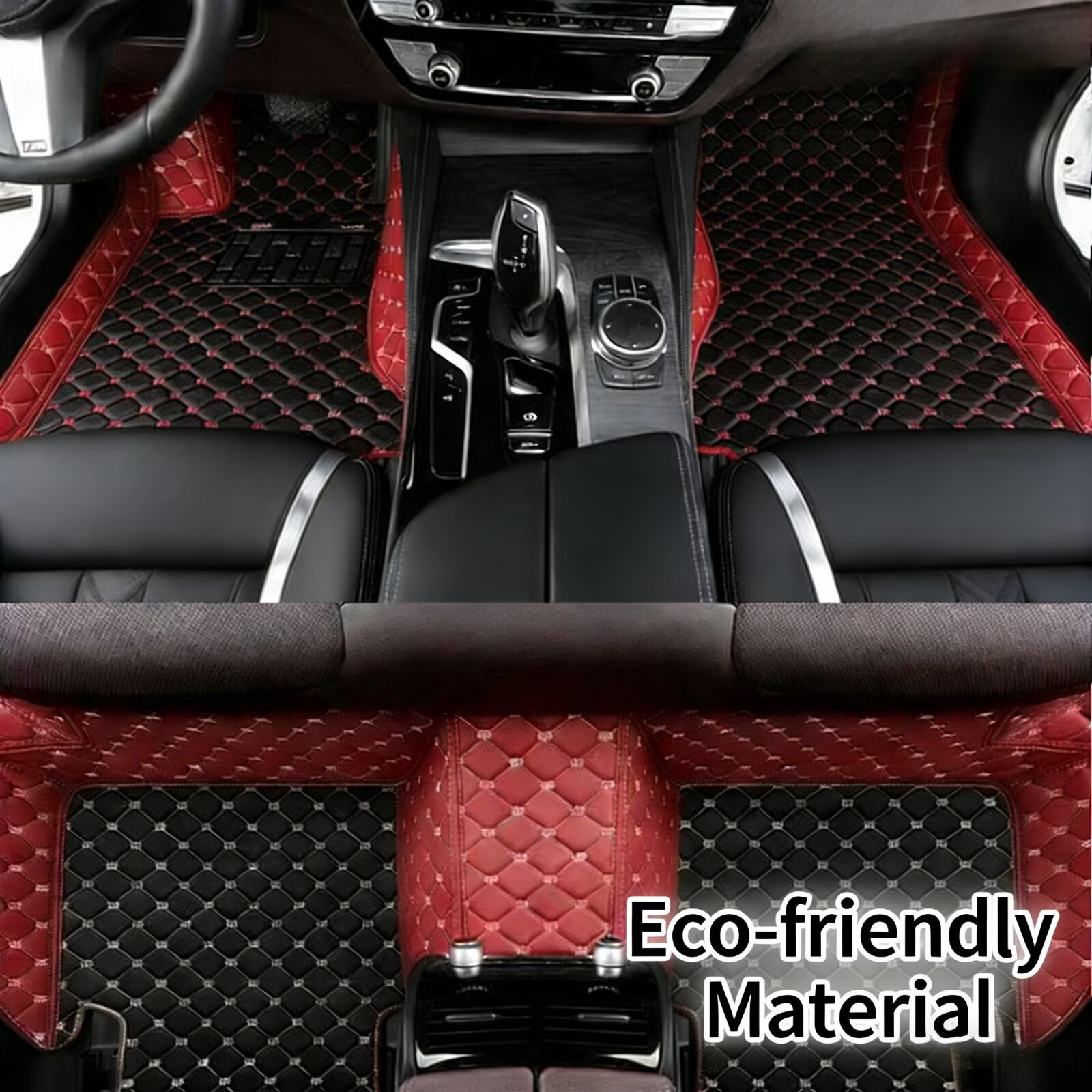 Car Floor Mats Universal Waterproof Leather - الحصير سيارة جلدية لسيارة جيب ليبرتي