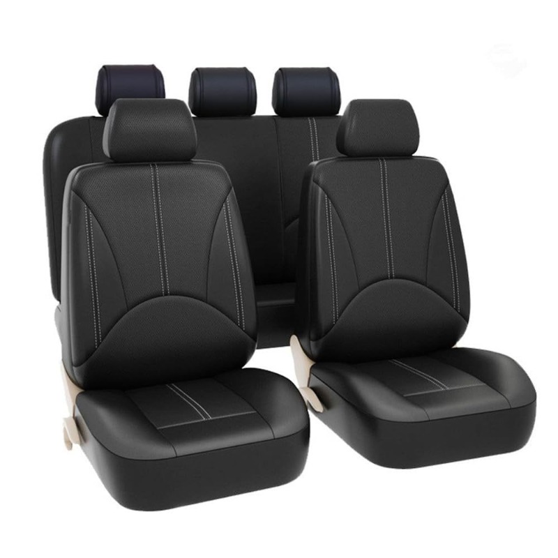 Leather Car Seat Covers Full Set Universal - أغطية مقاعد سيارة عالمية من الجلد