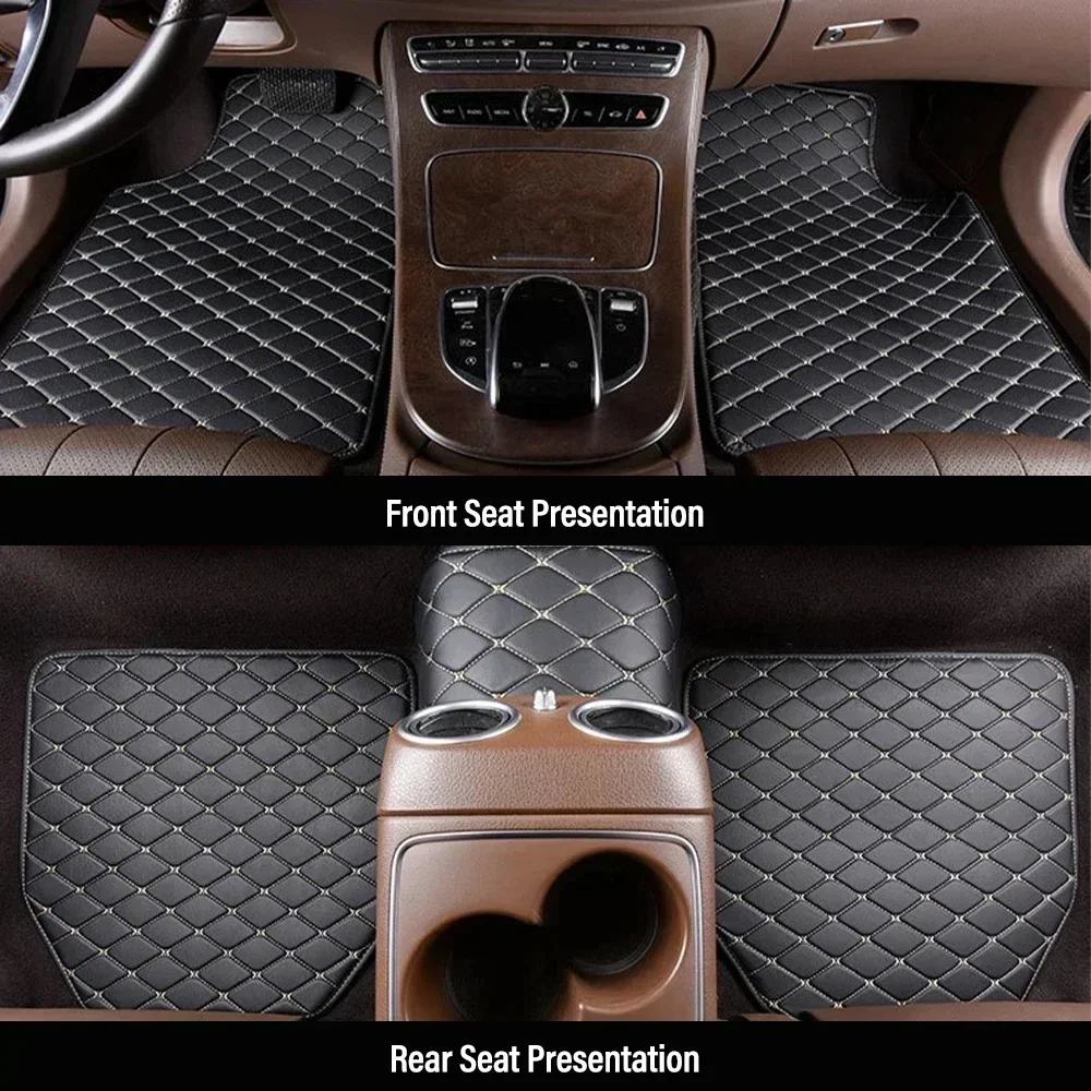 4 قطع من سجاد السيارة العالمي  - مراجعة Car Floor Mats Universal Waterproof Leather وسعره