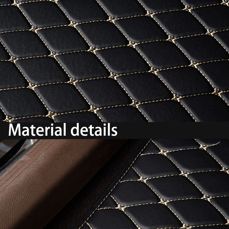 5 قطع من دواسات السيارة العالم - مراجعة Car Floor Mats Universal Waterproof Leather وسعره