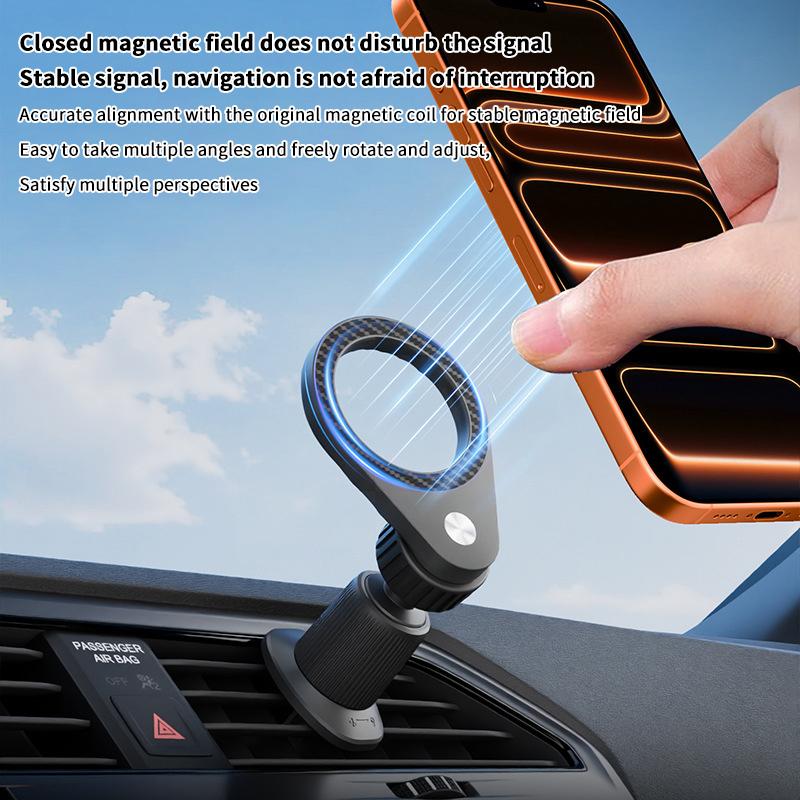 حامل هاتف مغناطيسي للسيارة من  - مراجعة Magnetic Phone Holder For Car Vent وسعره