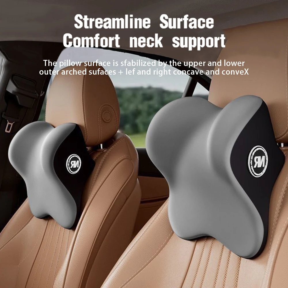 سيارة رغوة الذاكرة مسند الرأس  - مراجعة Memory Foam Car Neck Pillow Lumbar Support وسعره