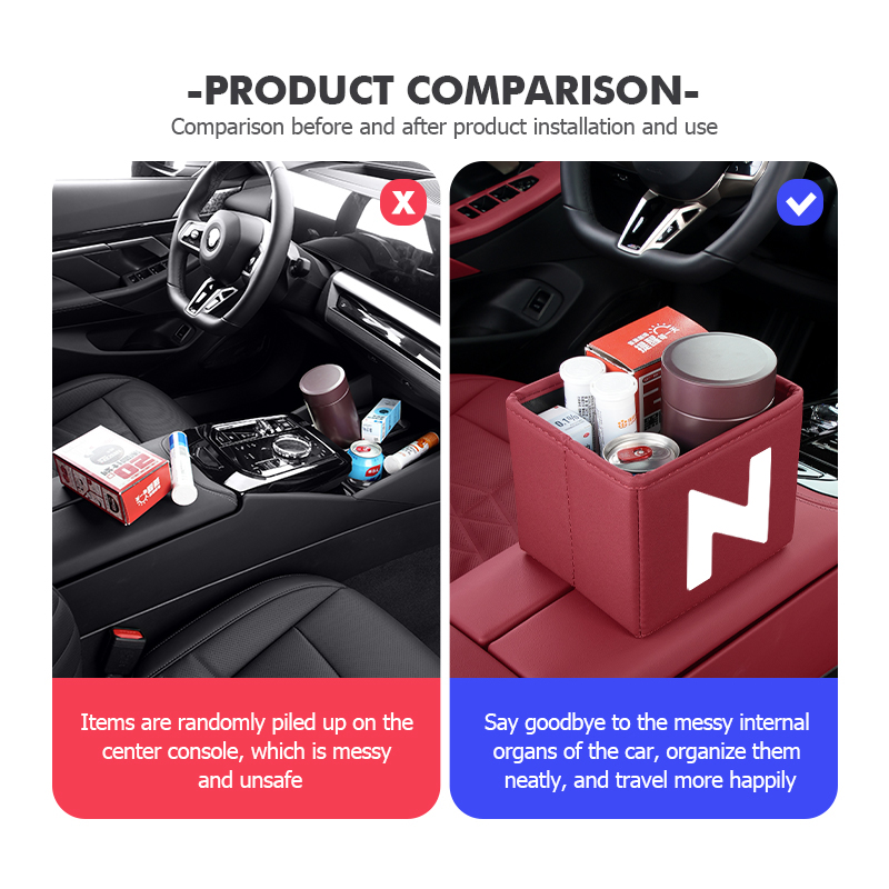 سلة مهملات للسيارة قابلة للطي، - مراجعة Waterproof Car Trash Can With Lid وسعره