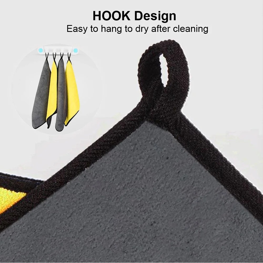مناشف سيارات من الألياف الدقيق - مراجعة Microfiber Car Drying Towel Super Absorbent وسعره