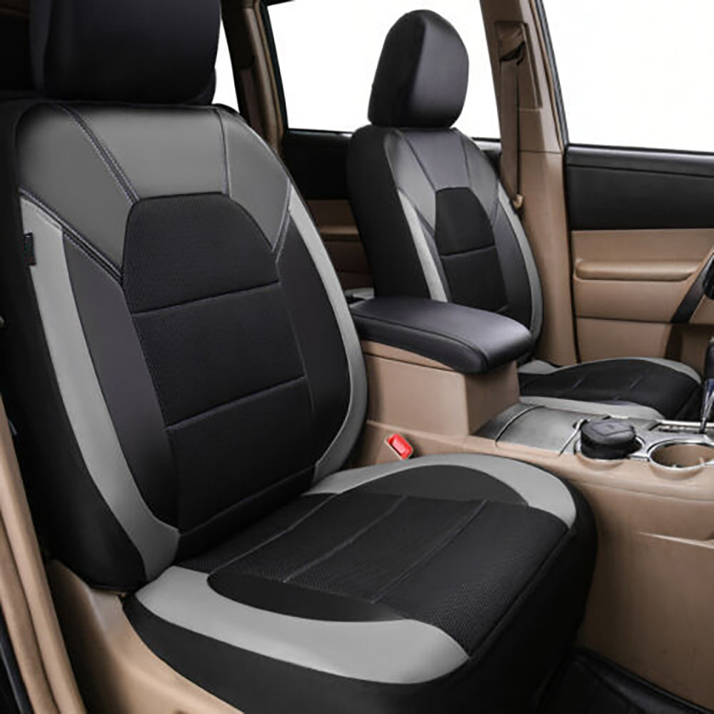 9 قطعة/مجموعة غطاء مقعد السيار - مراجعة Leather Car Seat Covers Full Set Universal وسعره