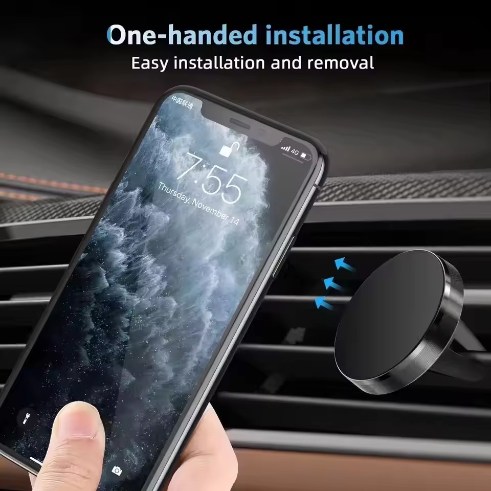 تنفيس الهواء المغناطيس الهاتف  - مراجعة Magnetic Phone Holder For Car Vent وسعره