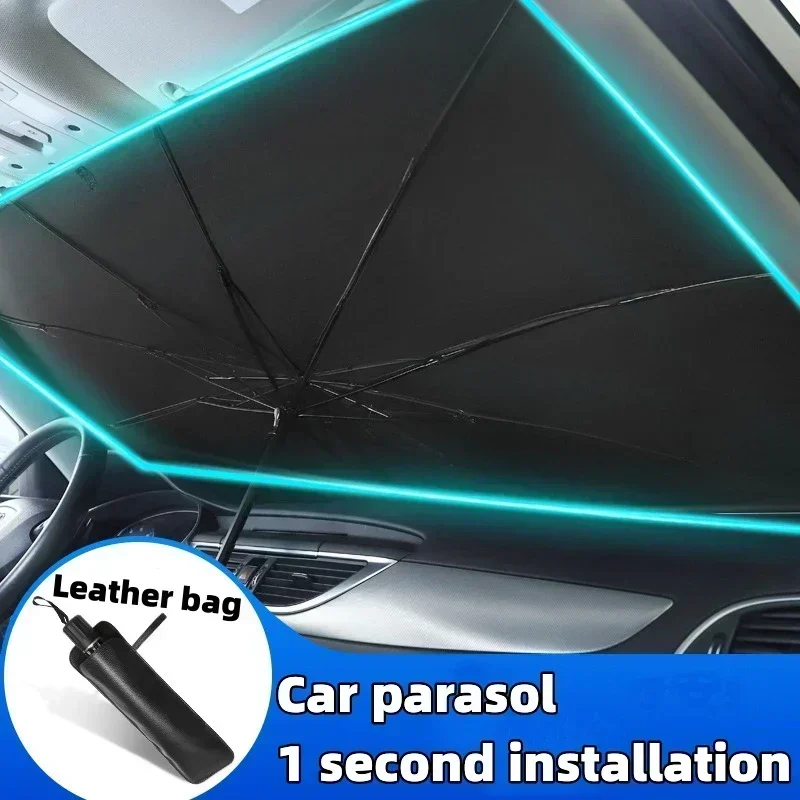 مظلة واقية من الشمس للسيارة، م - مراجعة Car Sunshade Windshield Umbrella Foldable وسعره
