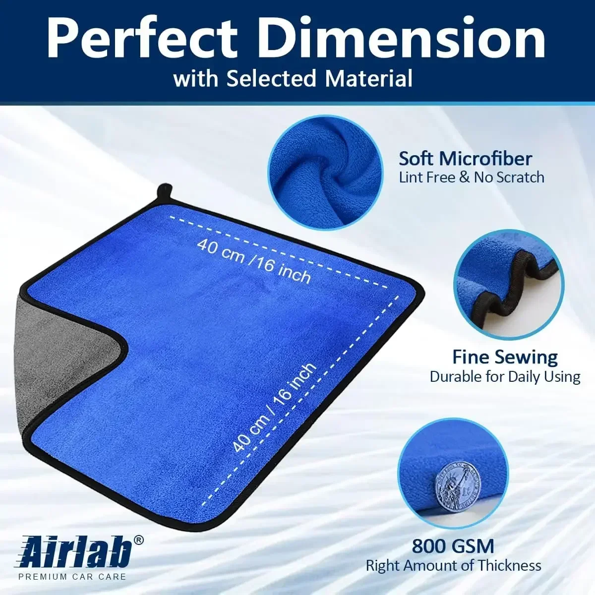 منشفة تنظيف من الألياف الدقيقة - مراجعة Microfiber Car Drying Towel Super Absorbent وسعره
