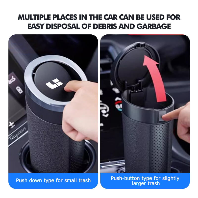صندوق قمامة للسيارة متين ومقاو - مراجعة Waterproof Car Trash Can With Lid وسعره