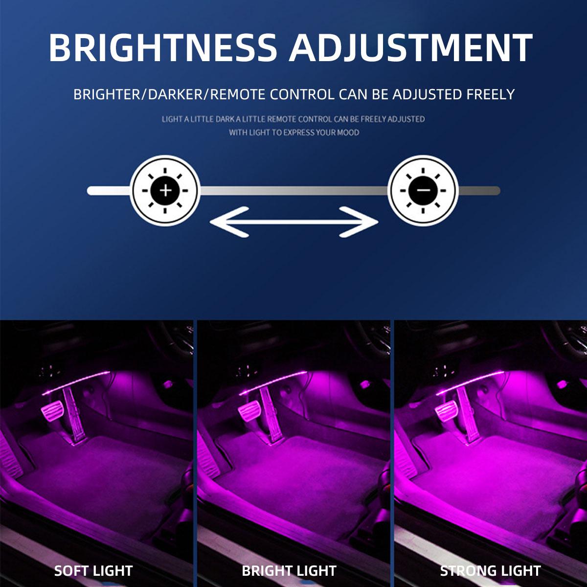 مصباح داخلي للسيارة بـ 12/18 م - مراجعة Led Ambient Interior Car Lights App Control وسعره