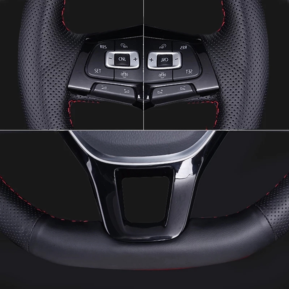 تخصيص جديلة سيارة غطاء عجلة ال - مراجعة Car Steering Wheel Cover Anti Slip Breathable وسعره