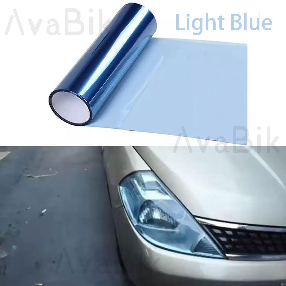 فيلم تظليل أزرق لمصابيح السيار - مراجعة Anti Glare Car Rearview Mirror Film وسعره