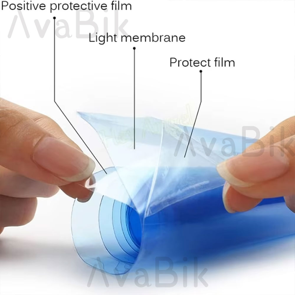 فيلم تظليل أزرق لمصابيح السيار - مراجعة Anti Glare Car Rearview Mirror Film وسعره
