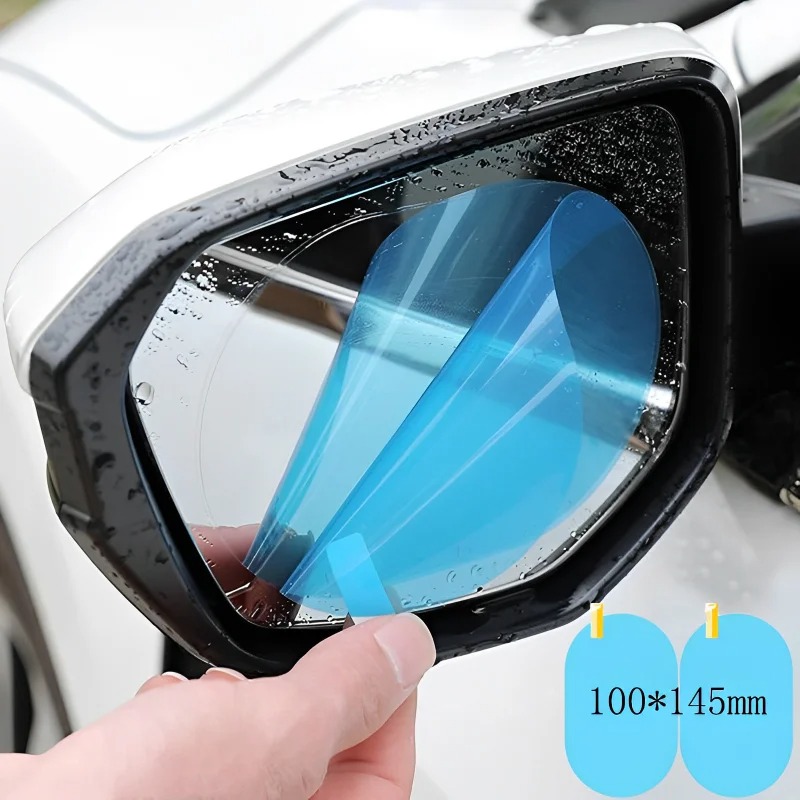 ملصق حماية مرآة السيارة بتقنية - مراجعة Anti Glare Car Rearview Mirror Film وسعره