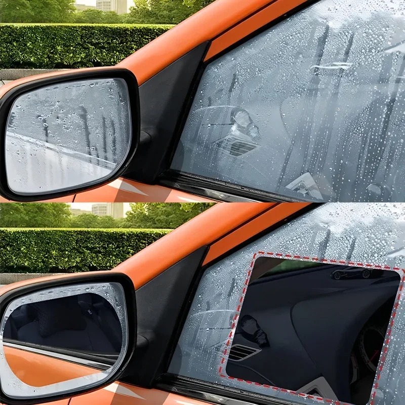 ملصق حماية مرآة السيارة بتقنية - مراجعة Anti Glare Car Rearview Mirror Film وسعره