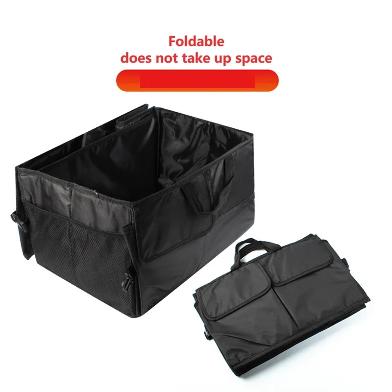 صندوق تخزين قابل للطي ذو سعة ك - مراجعة Car Trunk Organizer Foldable Storage Box وسعره