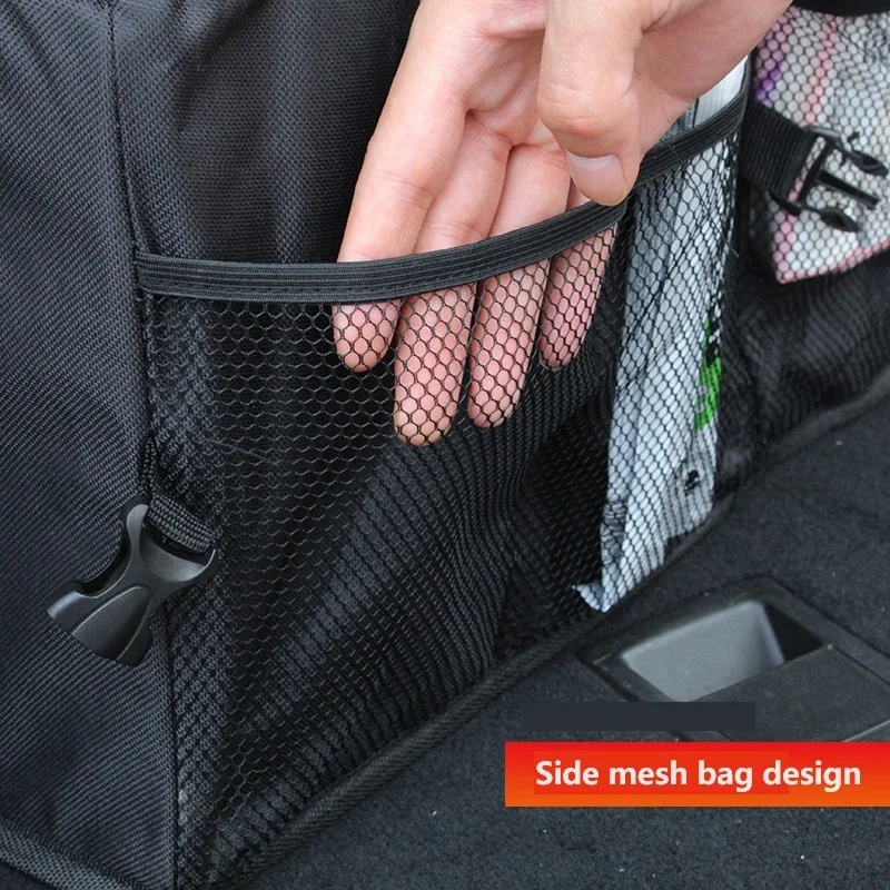 صندوق تخزين قابل للطي ذو سعة ك - مراجعة Car Trunk Organizer Foldable Storage Box وسعره