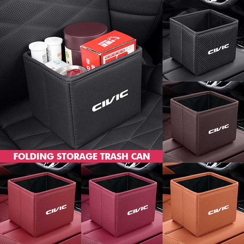 سلة مهملات للسيارة قابلة للطي  - مراجعة Waterproof Car Trash Can With Lid وسعره