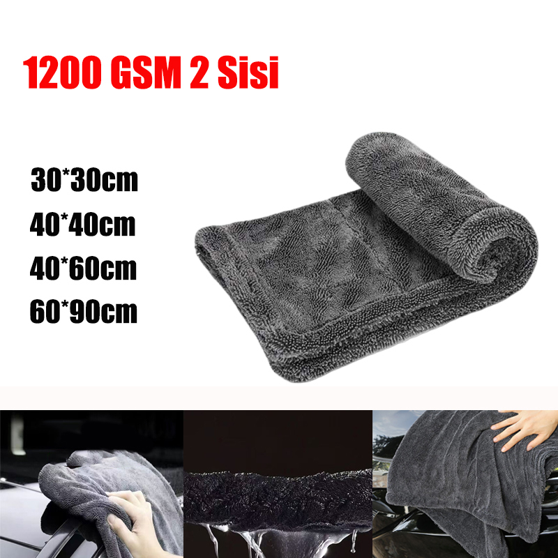 [CA2] منشفة تجفيف من الألياف ا - مراجعة Microfiber Car Drying Towel Super Absorbent وسعره