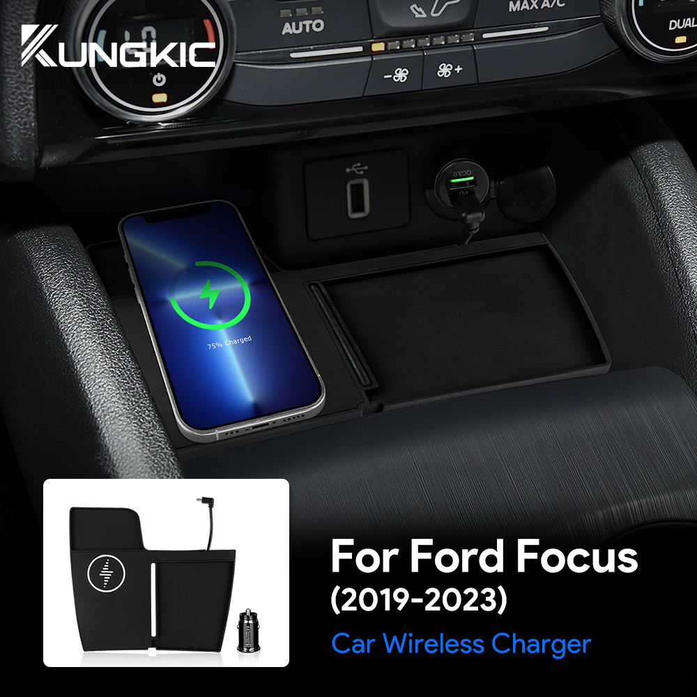 سيارة لاسلكية شحن سريع حامل لف - مراجعة Wireless Car Charger Mount Fast Charging وسعره