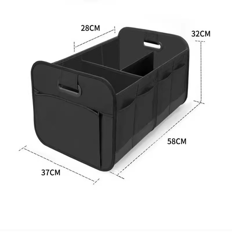 صندوق تخزين قابل للطي لصندوق ا - مراجعة Car Trunk Organizer Foldable Storage Box وسعره
