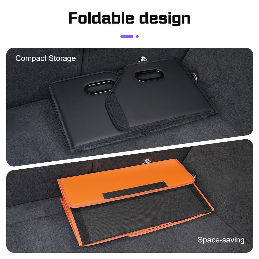 لسيارات BYD Denza B5 B8 EV D9  - مراجعة Car Trunk Organizer Foldable Storage Box وسعره