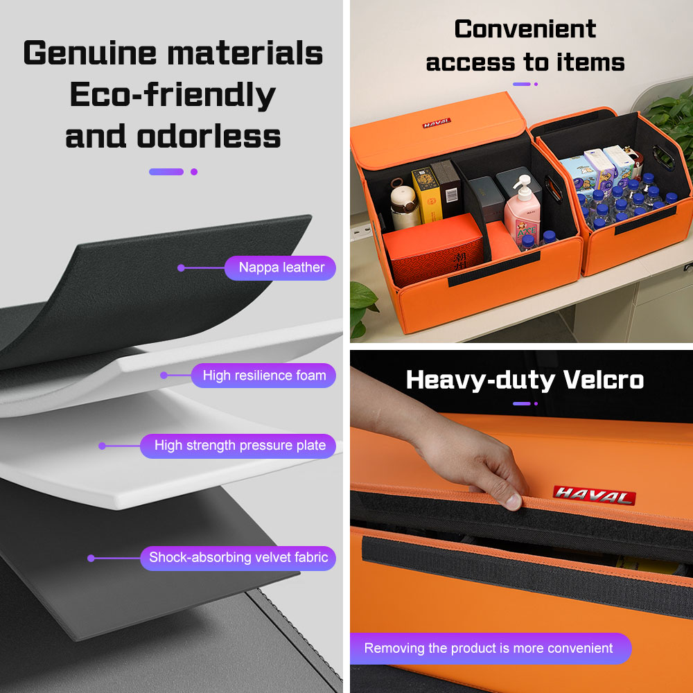 لسيارات BYD Denza B5 B8 EV D9  - مراجعة Car Trunk Organizer Foldable Storage Box وسعره