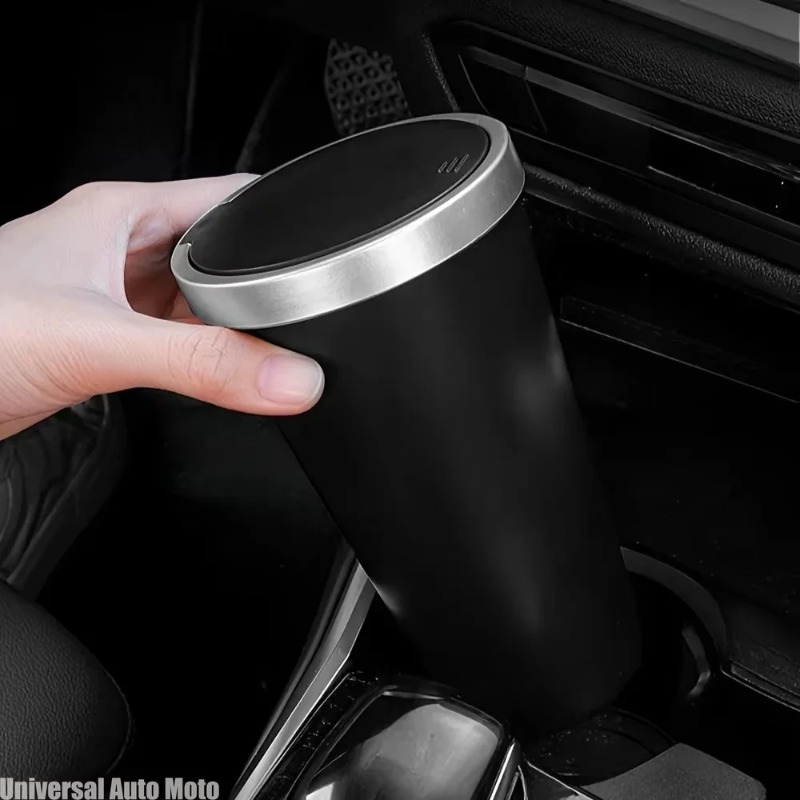 سلة قمامة صغيرة للسيارة مصنوعة - مراجعة Waterproof Car Trash Can With Lid وسعره