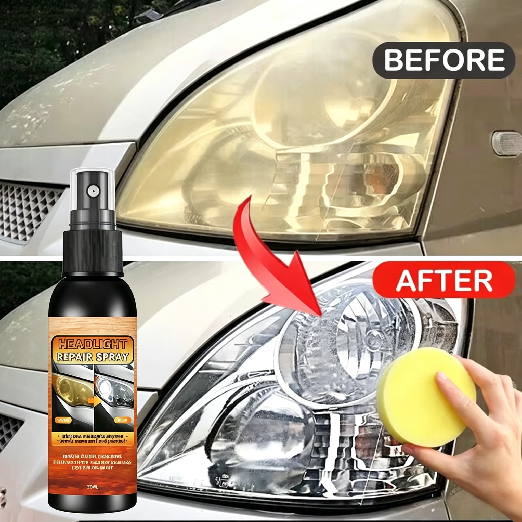 طقم تلميع وترميم مصابيح السيار - مراجعة Car Scratch Repair Polishing Wax Paste وسعره