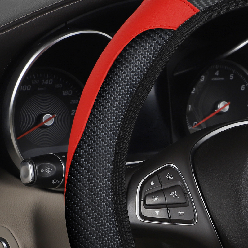 غطاء عجلة قيادة السيارة تنفس ا - مراجعة Car Steering Wheel Cover Anti Slip Breathable وسعره