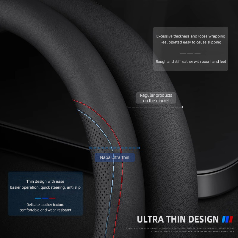 قطعة واحدة من غطاء عجلة القياد - مراجعة Car Steering Wheel Cover Anti Slip Breathable وسعره